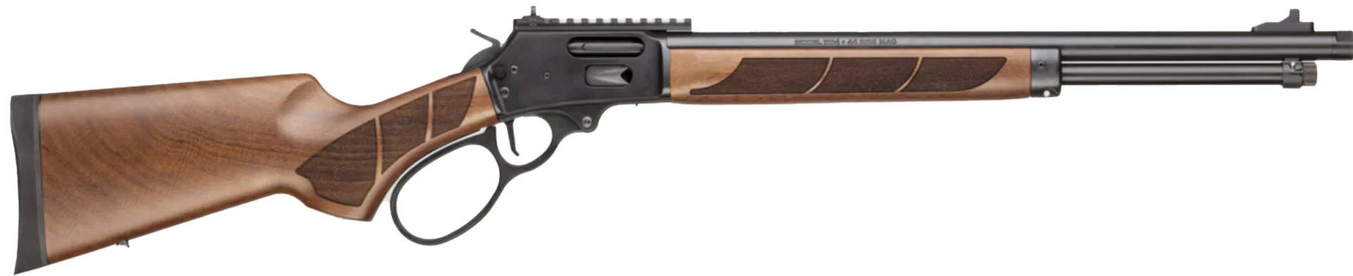 Smith & Wesson Model 1854 .44 Rem Mag 19.25 inch lever-action rifle with walnut stock