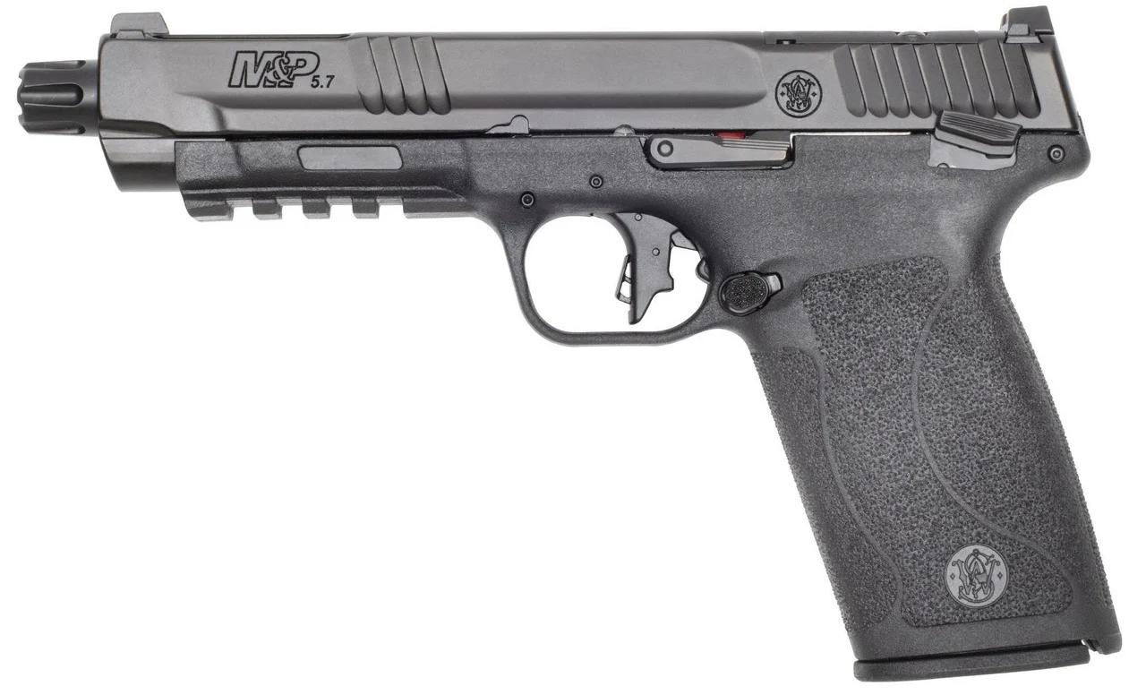 Smith & Wesson M&P 5.7 5-inch Tempo barrel optics-ready pistol in black
