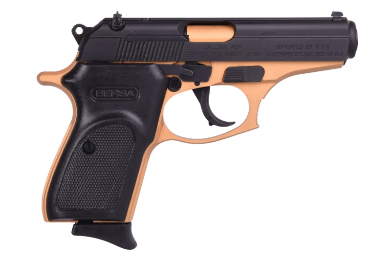 Bersa Thunder 380 Gold/Black semi-auto pistol .380 ACP 3.5 inch barrel