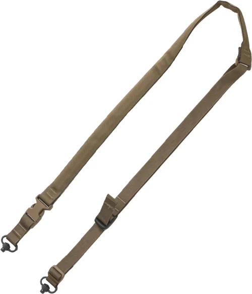 Tac Shield Tactical 2-point padded QD sling in coyote with push-button swivels and ERB