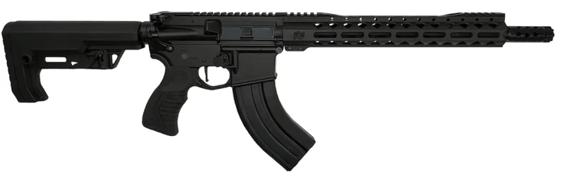 T6 GOAT Series Growler TCS 7.62x39 16in rifle side profile with M-LOK handguard