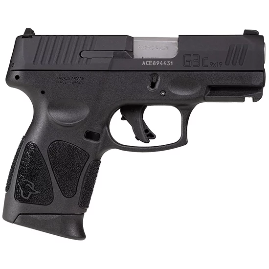 Taurus G3C 9mm compact pistol black polymer frame matte stainless barrel Tenifer slide