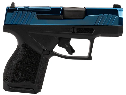 Taurus GX4 9mm pistol black polymer frame blue PVD slide with two magazines
