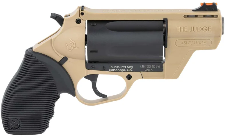 Taurus Judge Public Defender revolver .45 Colt/.410 5-shot Flat Dark Earth polymer