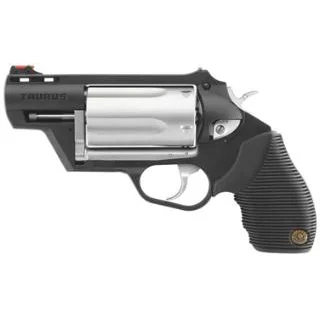 Taurus Judge Public Defender 45LC/410 polymer 5-shot revolver, black frame with stainless cylinder