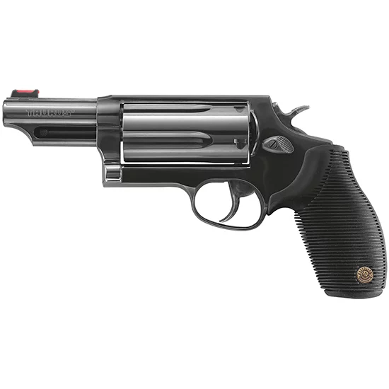 TAURUS Judge .45 Colt/.410 3in Barrel Blued Revolver with Rubber Grip