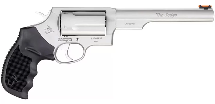 Taurus Judge 45 Colt/.410 6.5 inch Matte Stainless 5-round revolver