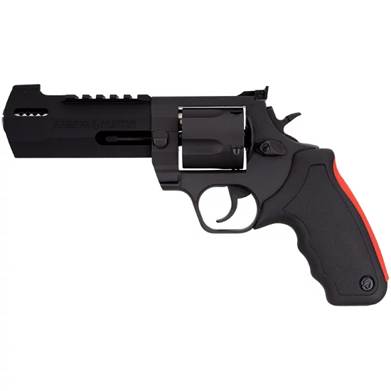Taurus Raging Hunter .454 Casull 5-shot revolver with black rubber cushion grip and ported barrel