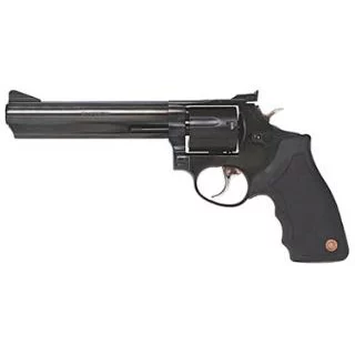 Taurus 66 6-inch 7-shot revolver with black rubber grips