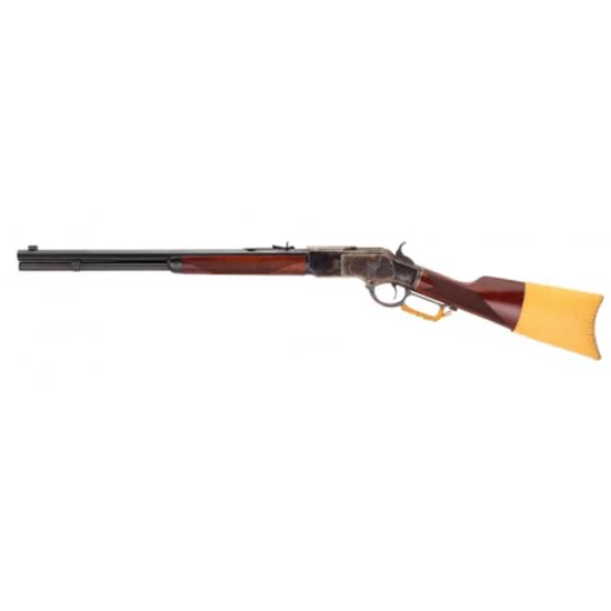 Taylors and Company 1873 Comanchero .45 Long Colt 20-inch octagon barrel lever rifle, color case hardened, walnut stock