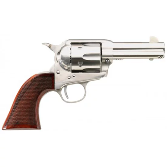 Taylors and Company Runnin Iron .45 Long Colt 3.5-inch stainless revolver with checkered walnut grip