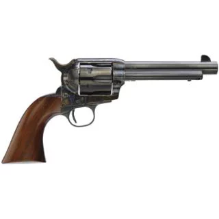 Taylors and Company 1873 Gunfighter .357 Magnum 5.5" blued barrel revolver with walnut grip