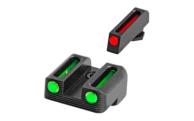 TRUGLO TG131G3 Brite-Site fiber optic front red rear green sights for Glock 42/43