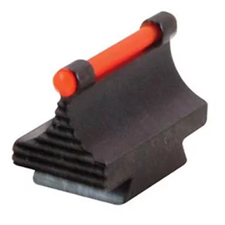 Truglo 3/8 inch dovetail front sight black CNC steel with red fiber optic ramp