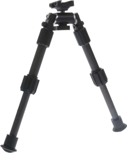 TRUGLO TAC-POD Carbon Pro bipod 9-13 in with sling stud and rubber feet