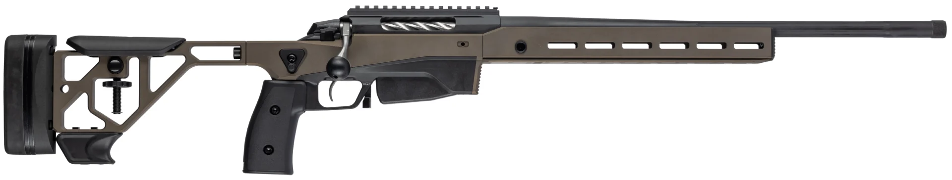 Tikka T3x Ace Game .22-250 Remington bronze Cerakote rifle profile
