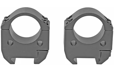 Talley Modern Sporting 1 inch high scope rings black - side view