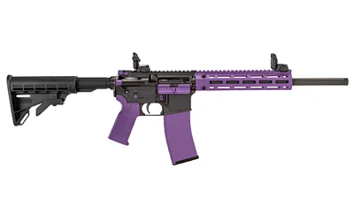 Tippmann M4-22 Accent 22LR 16-inch threaded barrel in black and purple