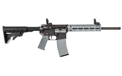 Tippmann Arms M4-22 Accent .22 LR rifle in gray with 25rd magazine and 16" threaded barrel