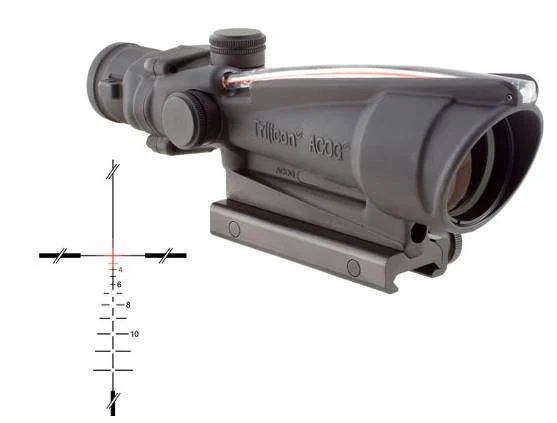 Trijicon ACOG 3.5x35 red crosshair riflescope with TA51 flattop mount