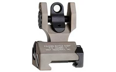 Troy BattleSight rear folding AR-15 flip-up sight Flat Dark Earth
