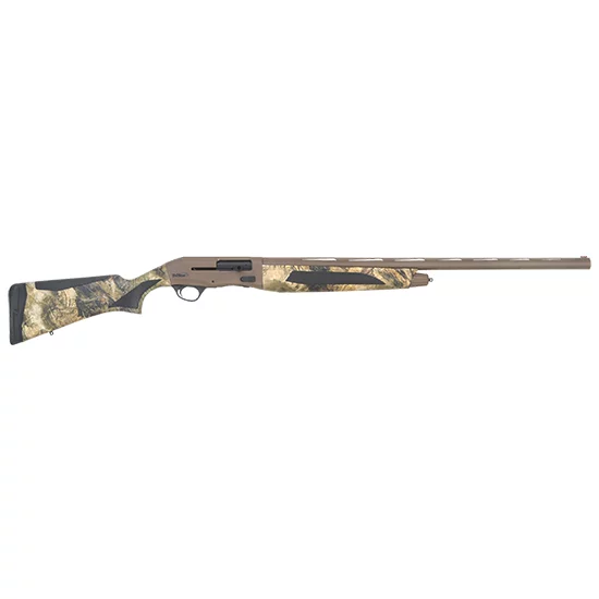 TriStar Viper G2 Pro 20 Gauge 28 inch semi-auto shotgun with Mossy Oak Terra Bayou stock and FDE finish
