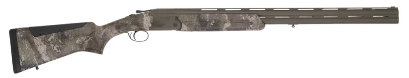 TriStar Hunter Mag II 12 Gauge over/under shotgun with 28-inch vent rib barrel and OD Green TrueTimber stock