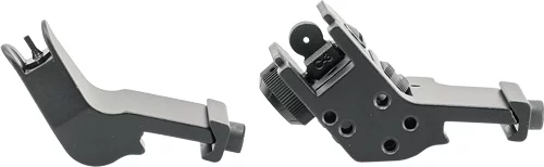 J&E Machine Tech JE fixed front/rear 45 degree offset aluminum black sight for AR-15 rails