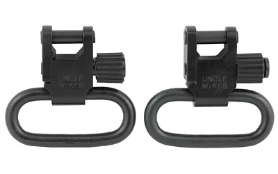 Uncle Mike's QD 1-inch blued steel sling swivels with fore-end adapter for Ruger 10/22 No.3 .44