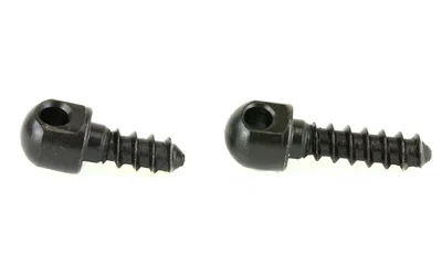 Uncle Mike's 115 RGS blued steel swivel screw set with white spacers