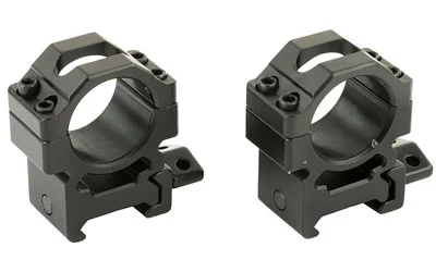 UTG Pro Max 1-inch medium Picatinny scope rings, black, 2-piece