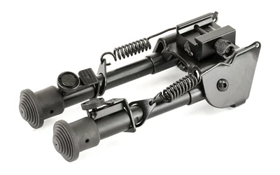 UTG Leapers Tactical OP Bipod black adjustable 6.1 to 7.9 inches with rubber feet