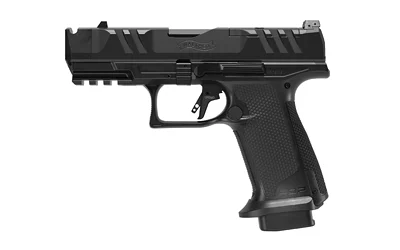 Walther PDP F-Series Pro-X PMM 9mm optic-ready compact pistol, black with PMM compensator