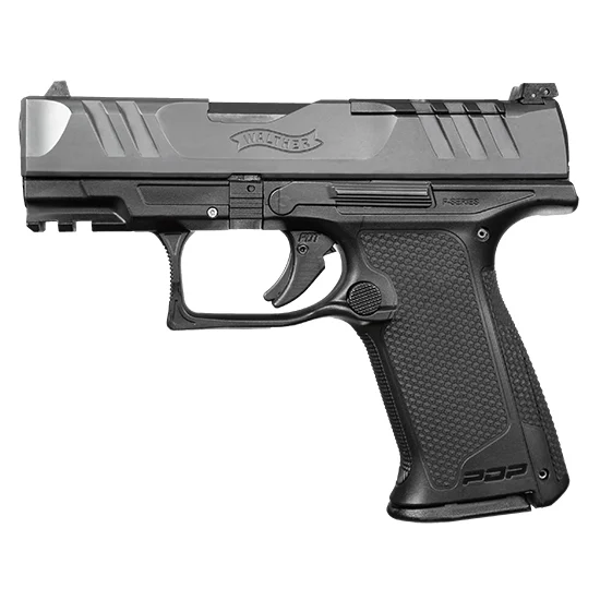 Walther PDP F-Series 9mm 3.5 inch optic-ready pistol, black finish