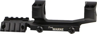 Warne AR-15 Ramp 1-inch Picatinny scope mount in black matte