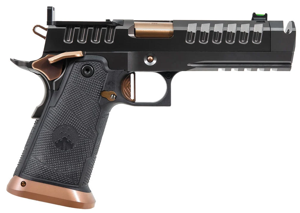 WATCHTOWER APACHE 1911 9mm 4.6in PVD Copper side view