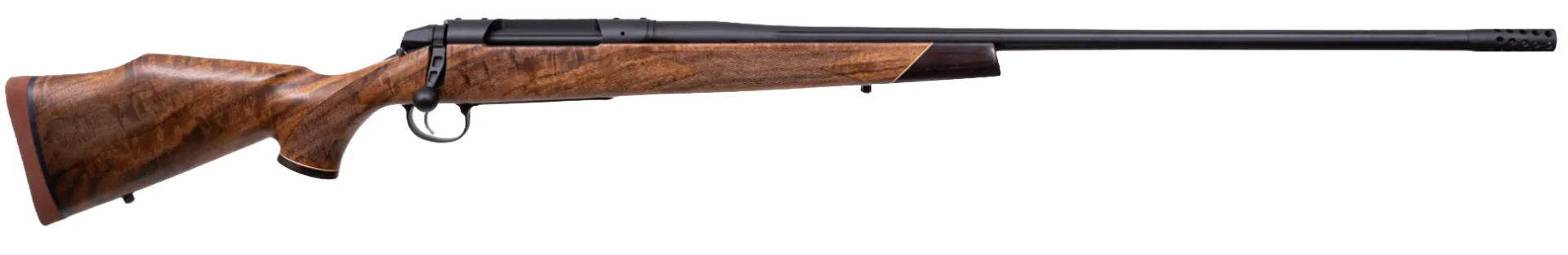 Weatherby 307 Adventure SD rifle 25 WBY RPM 24-inch fluted threaded barrel walnut stock