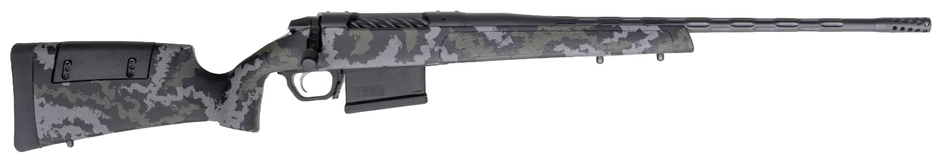 Weatherby Range XP 2.0 Model 307 25 WBY RPM 22 in fluted threaded barrel hand-painted synthetic stock