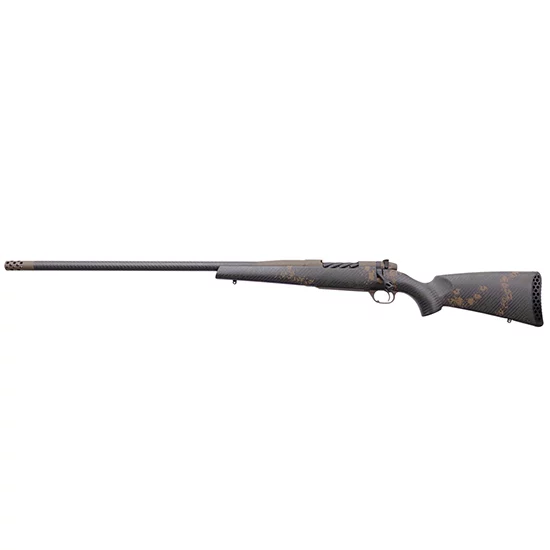 Weatherby Mark V Backcountry 2.0 Carbon .300 Weatherby Magnum left-hand rifle in Patriot Brown Cerakote