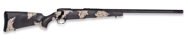 Weatherby Mark V Backcountry Guide 6.5 Weatherby RPM with 22-inch BSF carbon fiber barrel and camo carbon fiber stock