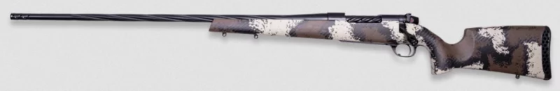 Weatherby Mark V High Country 6.5x300 Weatherby Mag left-hand bolt-action rifle side view