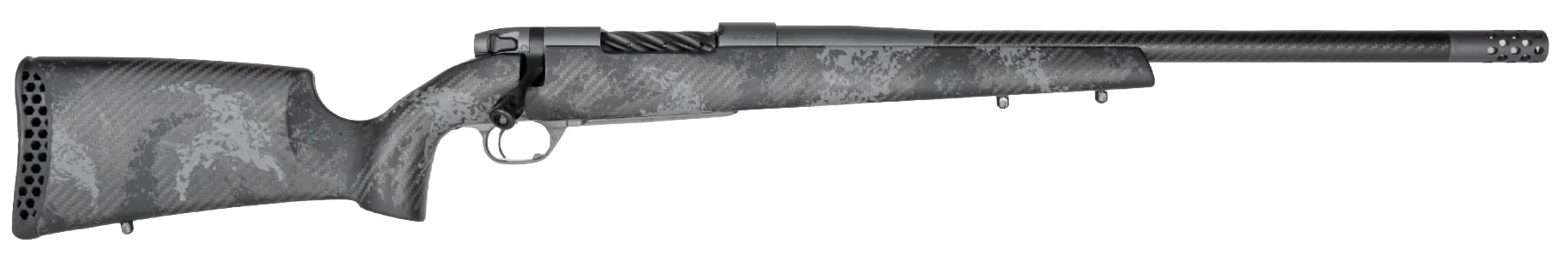 Weatherby Mark V Live Wild Carbon .300 Winchester Magnum rifle with carbon fiber barrel