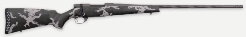 Weatherby Vanguard Talon .243 Winchester bolt-action rifle with Peak 44 Blacktooth carbon fiber stock