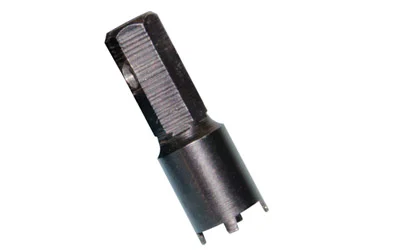 Wheeler Delta Series AR Front Sight Tool black zinc plated steel 4‑prong with key ring