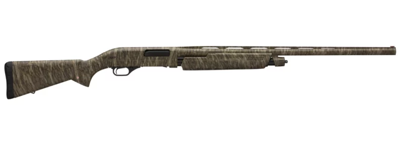 Winchester SXP Waterfowl 20ga 28in Mossy Oak Bottomland pump shotgun side view
