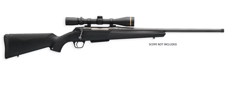 Winchester XPR SR .308 Win bolt-action rifle with black synthetic stock and threaded muzzle