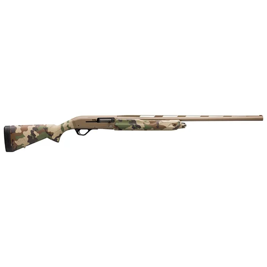 Winchester SX4 Hybrid Hunter 12ga 28in barrel Flat Dark Earth Cerakote Woodland camo right-hand shotgun