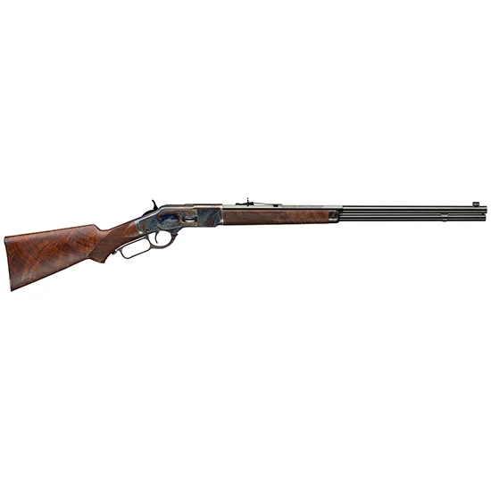 Winchester 1873 Deluxe Sporter .357 Mag 24-inch half-octagon/half-round barrel with color case-hardened receiver