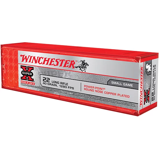 Winchester Super-X .22 LR 40gr Power-Point 100rd box