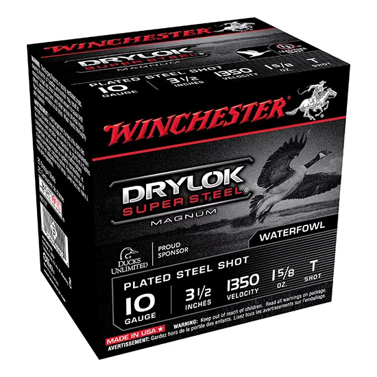 Winchester Drylok Super Steel 10 Gauge 3.5" 1-5/8 oz #T 25/Box product image